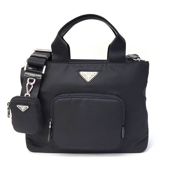 Prada Tote Bag nylon Black - Picture 1 of 4